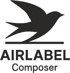 AirLabel Composer – scritte adesive per aeroplani
