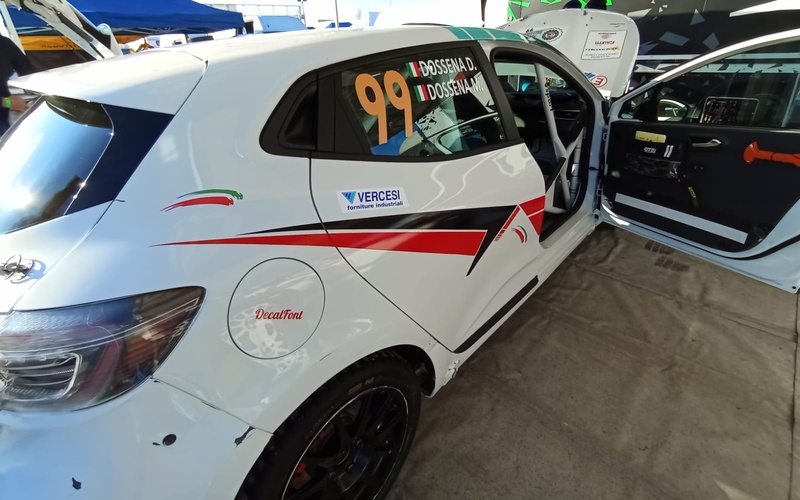 Scritte personalizzate per auto rally - esempio 3